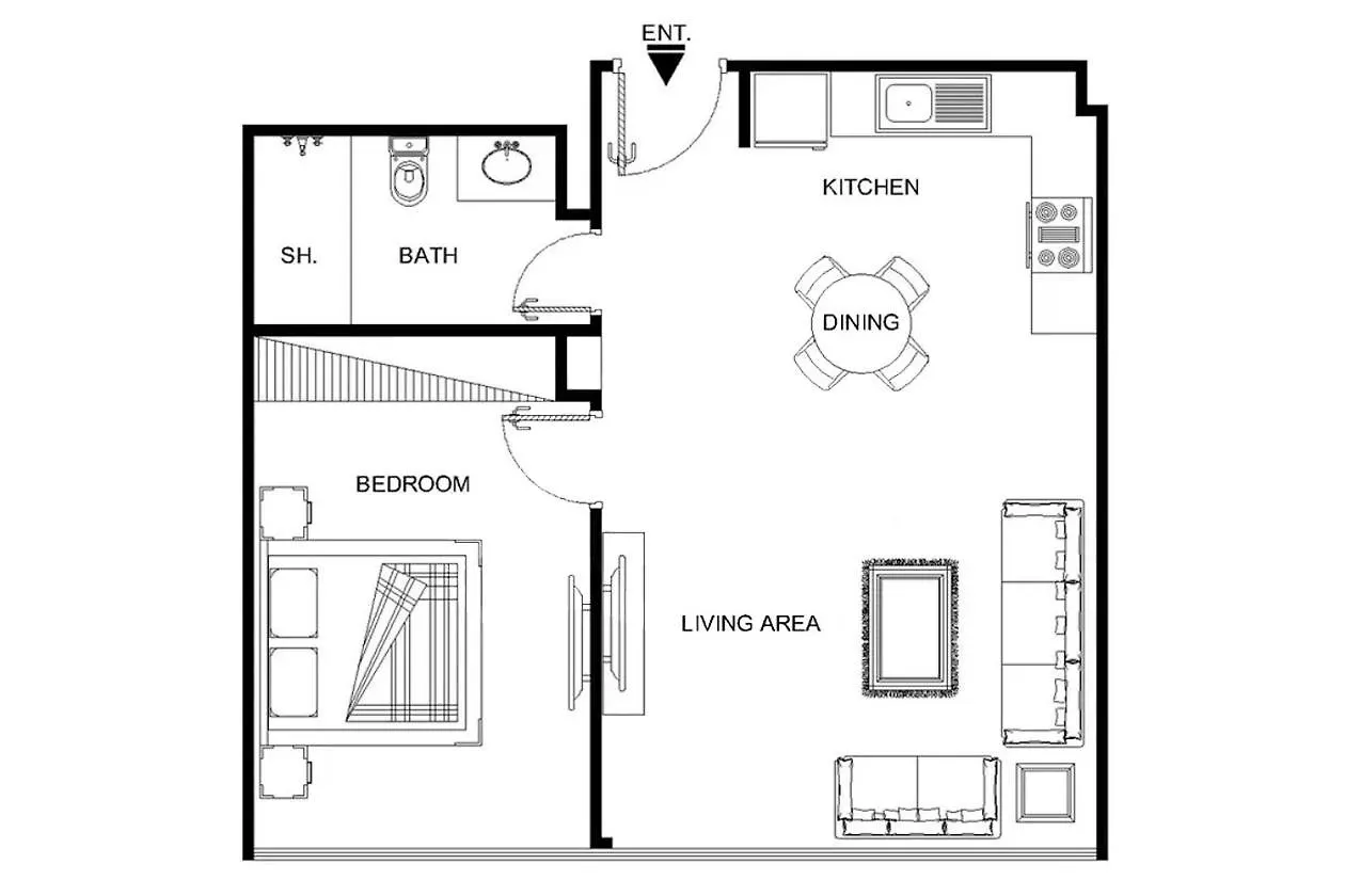 Appartement Lux The Pad Executive Suite Burj Khalifa View 2 Dubaï